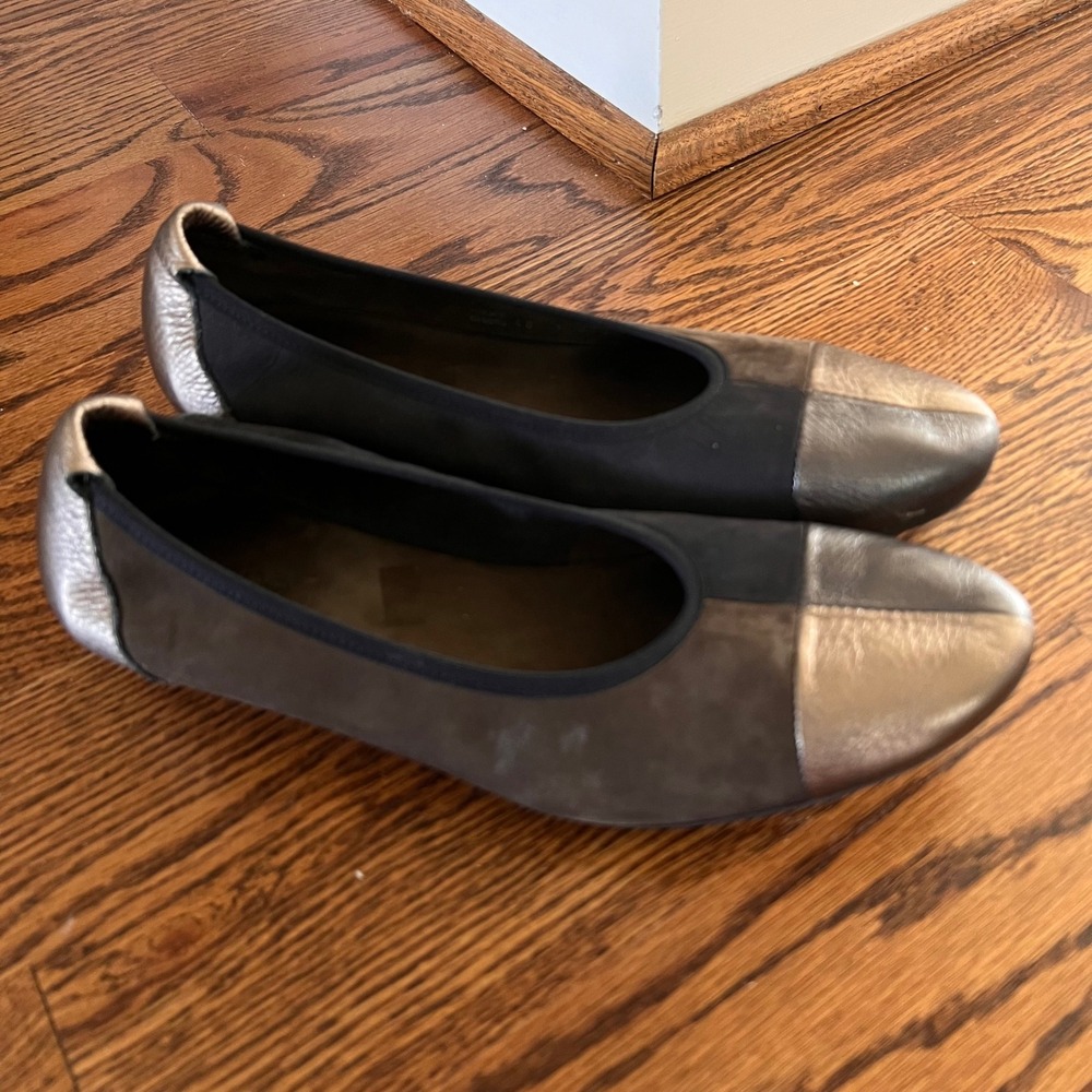 Arche Onyqua Flats Women Leather Suede Slip On Ballet Shoes Size‎ 40 Colorblock